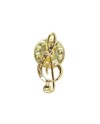 pin clave de sol dorado