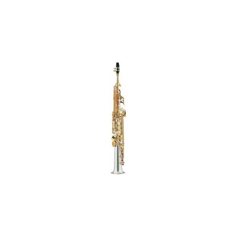 Saxofon Soprano Sib profesional recto cuerpo plateado.Dearmonia.com