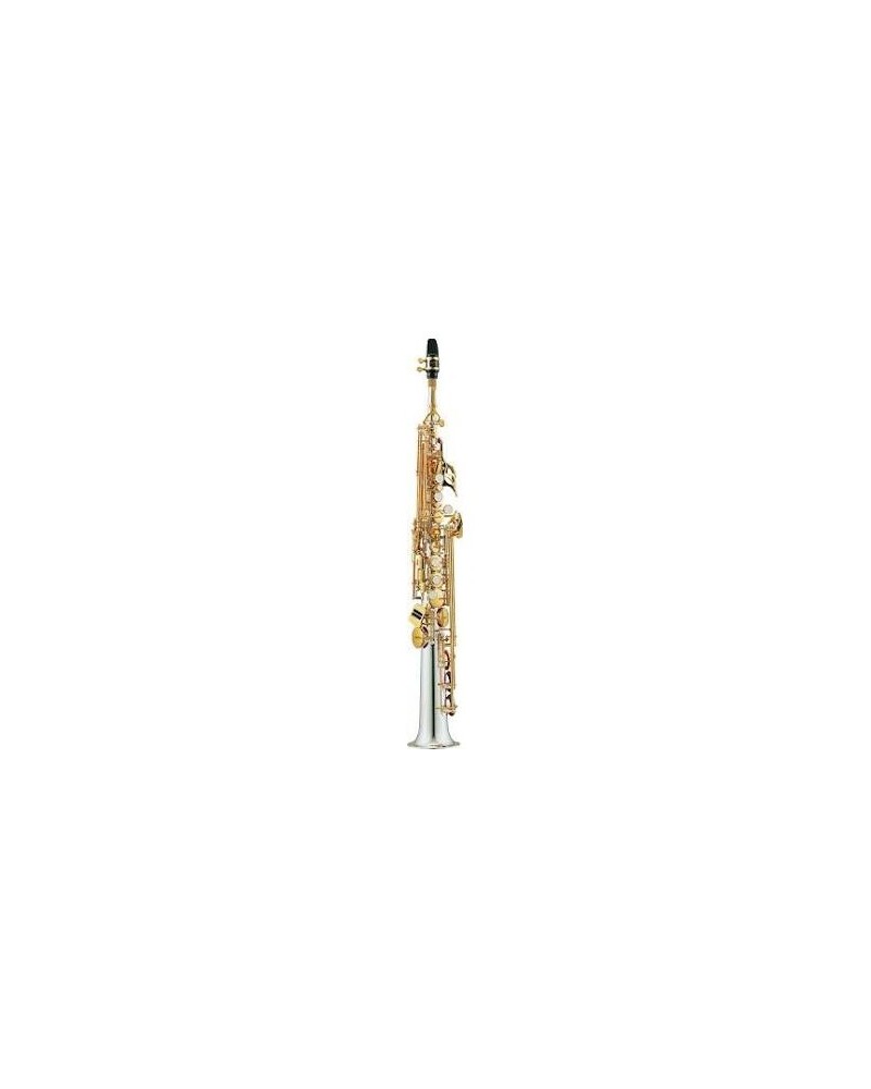 Saxofon Soprano Sib profesional recto cuerpo plateado.Dearmonia.com