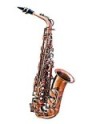 Saxofon alto Mib profesional lacado oro mate. Logan.Dearmonia.com