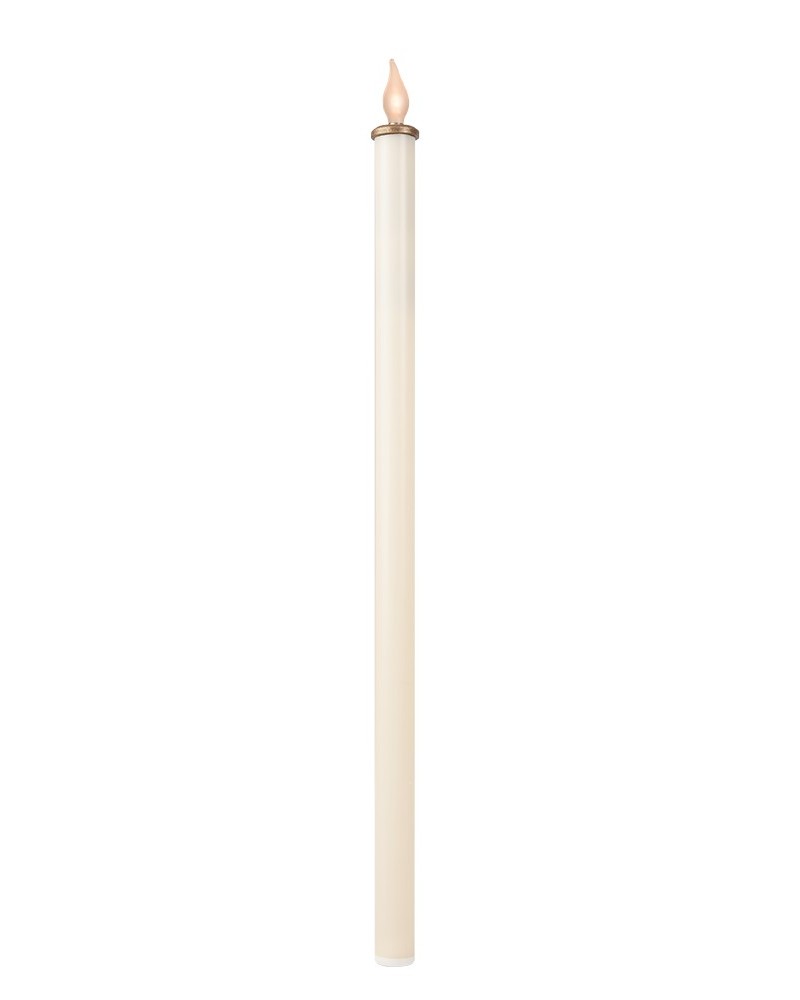 Vela Eléctrica para procesión con bombilla Led, 2,5 cm de grosor