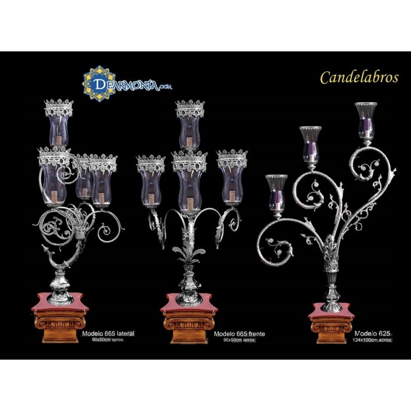 candelabros para tronos