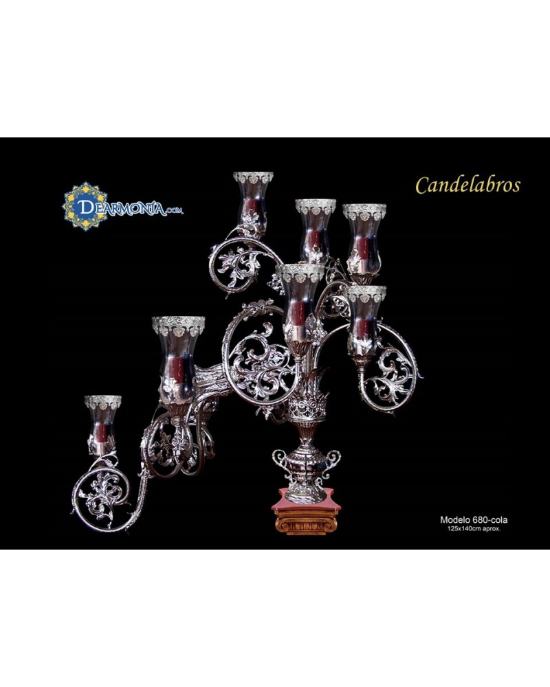 candelabros de cola en miniatura