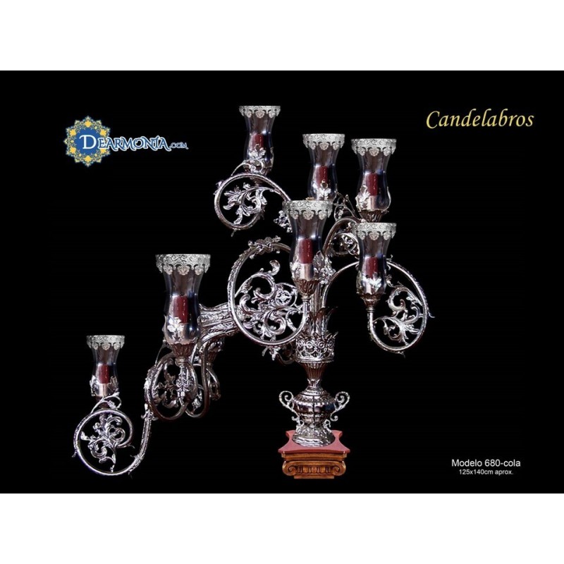 candelabros de cola en miniatura