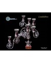 candelabros de cola en miniatura