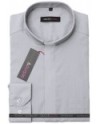 Camisa Sacerdote o cleriman de  Manga larga