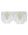 Puntilla de altar con cruz bordada
