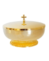 Copón dorado grande