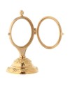 Ostensorio pequeño dorado 15cm