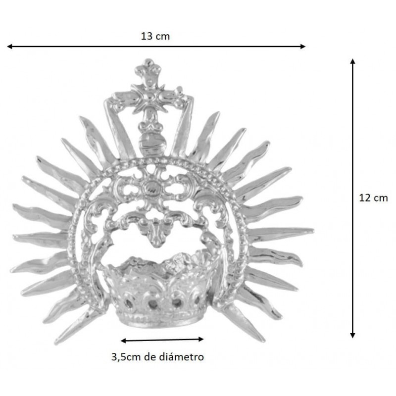 corona virgen pequeña