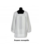 Roquete infantil blanco poliester