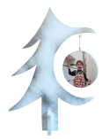 arbol de navidad con foto