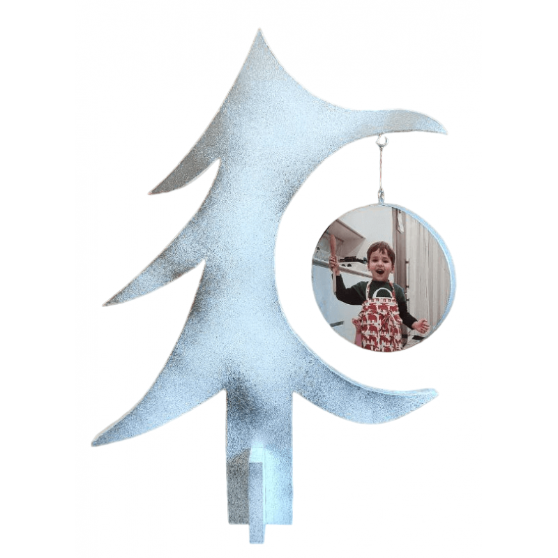Árbol de Navidad con foto personalizada