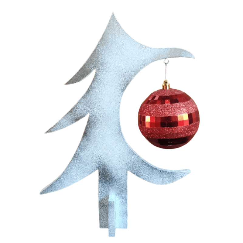 Árbol de Navidad de sobremesa con bola