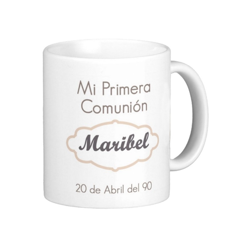 taza comunion personalizada