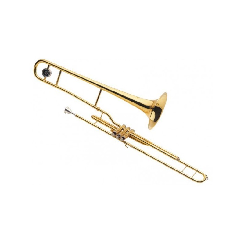 Trombon de pistones "J.Michael" 600V SI Bemol. Lacado.Dearmonia.com