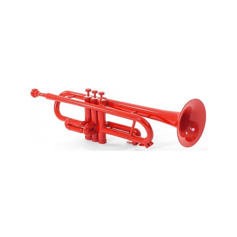 Trompeta plastico roja