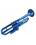 Trompeta plastico azul