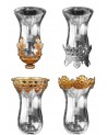 Tulipas de cristal para candelabros